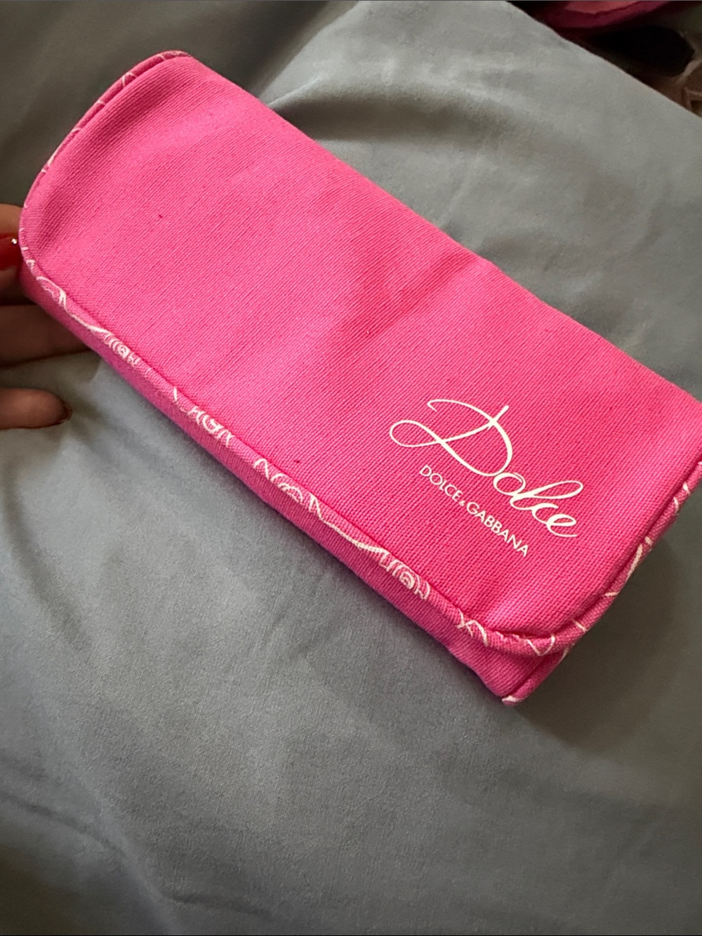 Dolce & Gabbana Barbie Pink Jewelry Pouch New ( no box )